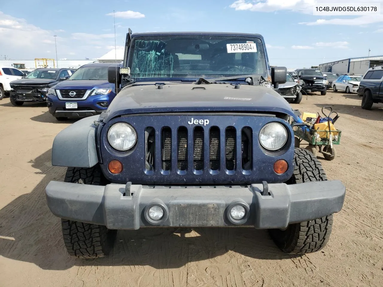 2013 Jeep Wrangler Unlimited Sport VIN: 1C4BJWDG5DL630178 Lot: 73748904