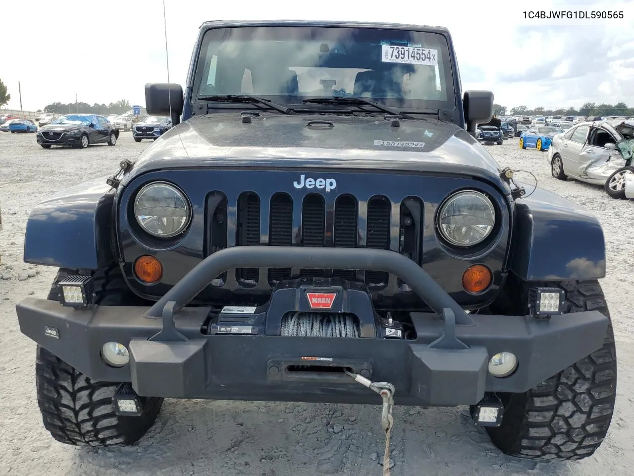 1C4BJWFG1DL590565 2013 Jeep Wrangler Unlimited Rubicon