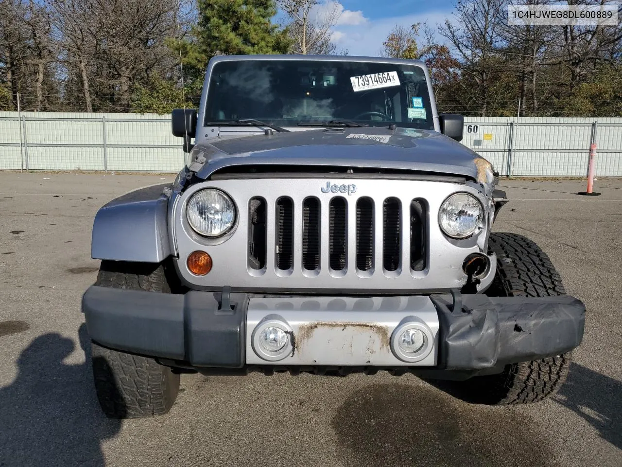 2013 Jeep Wrangler Unlimited Sahara VIN: 1C4HJWEG8DL600889 Lot: 73914664