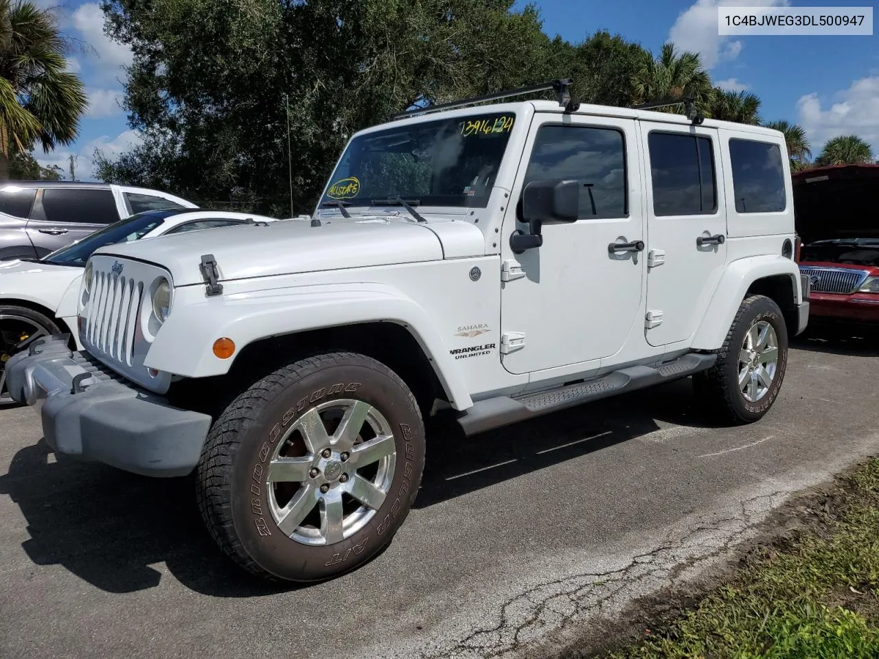 2013 Jeep Wrangler Unlimited Sahara VIN: 1C4BJWEG3DL500947 Lot: 73916124