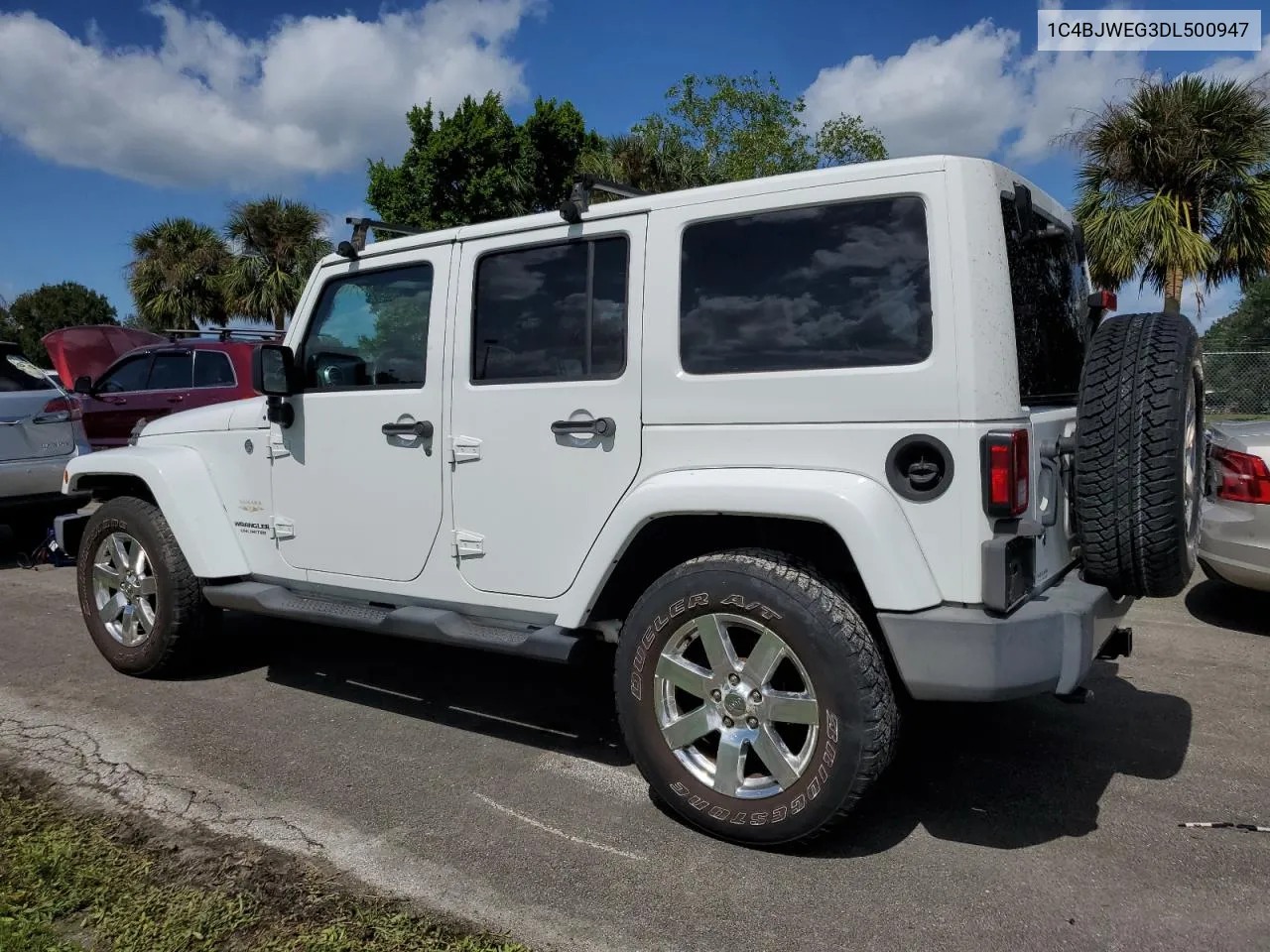 2013 Jeep Wrangler Unlimited Sahara VIN: 1C4BJWEG3DL500947 Lot: 73916124