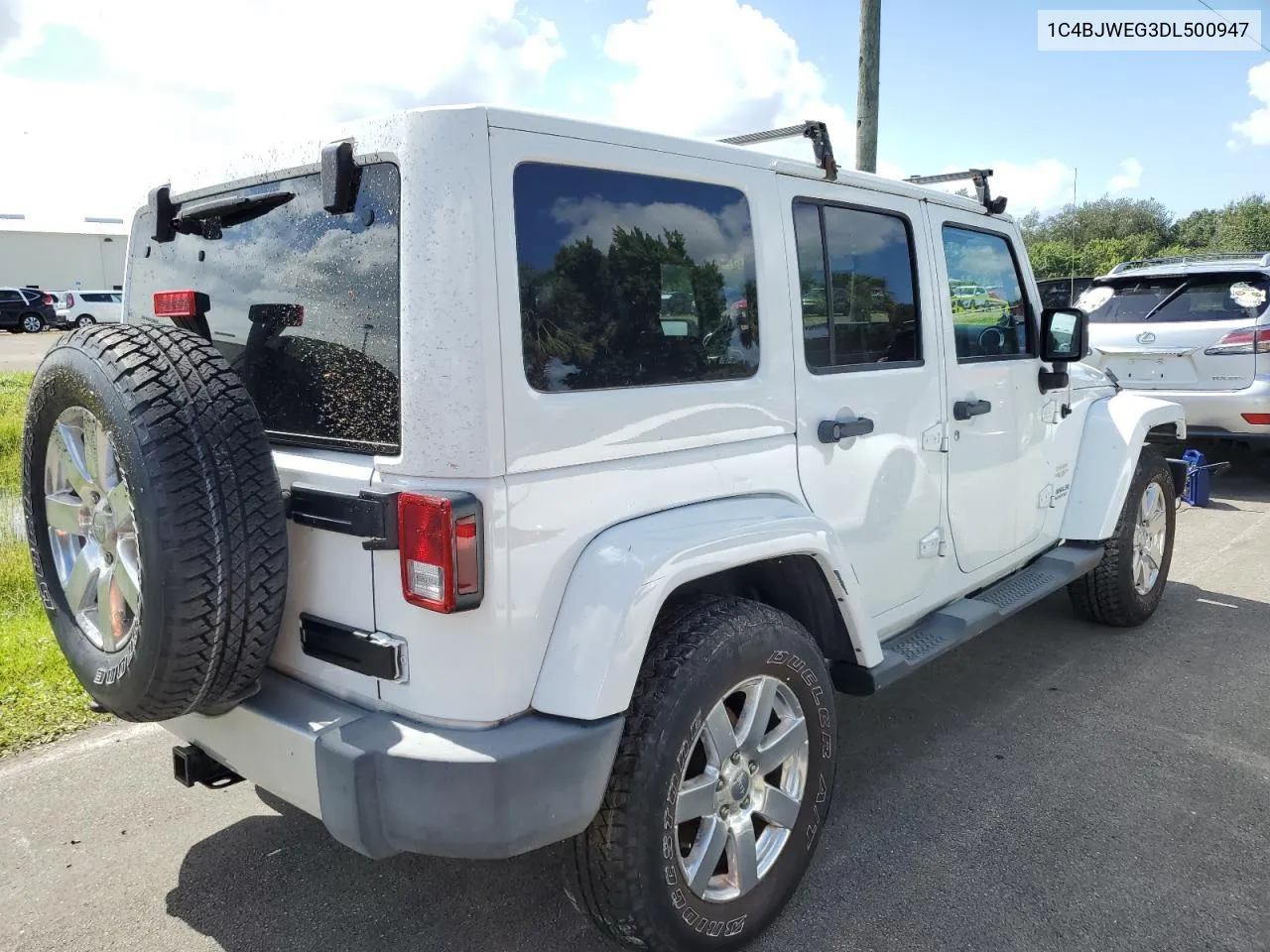 2013 Jeep Wrangler Unlimited Sahara VIN: 1C4BJWEG3DL500947 Lot: 73916124