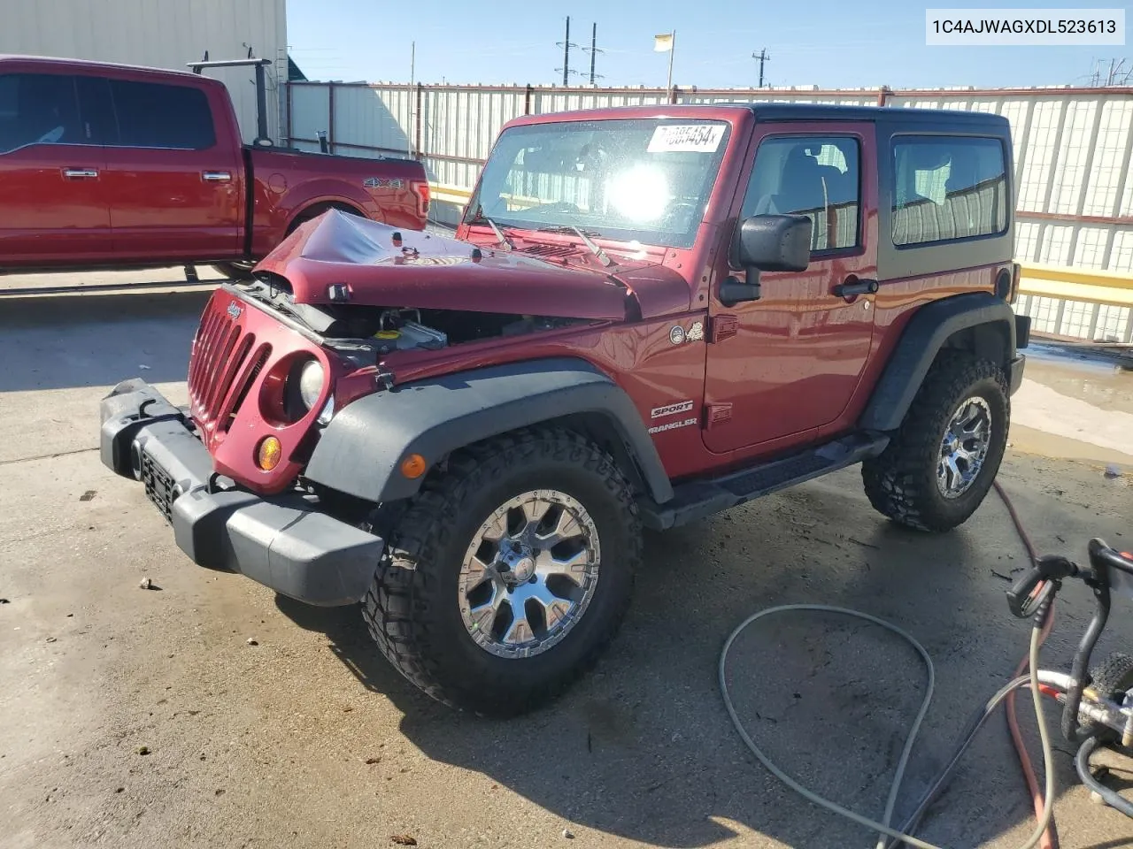 2013 Jeep Wrangler Sport VIN: 1C4AJWAGXDL523613 Lot: 74085454