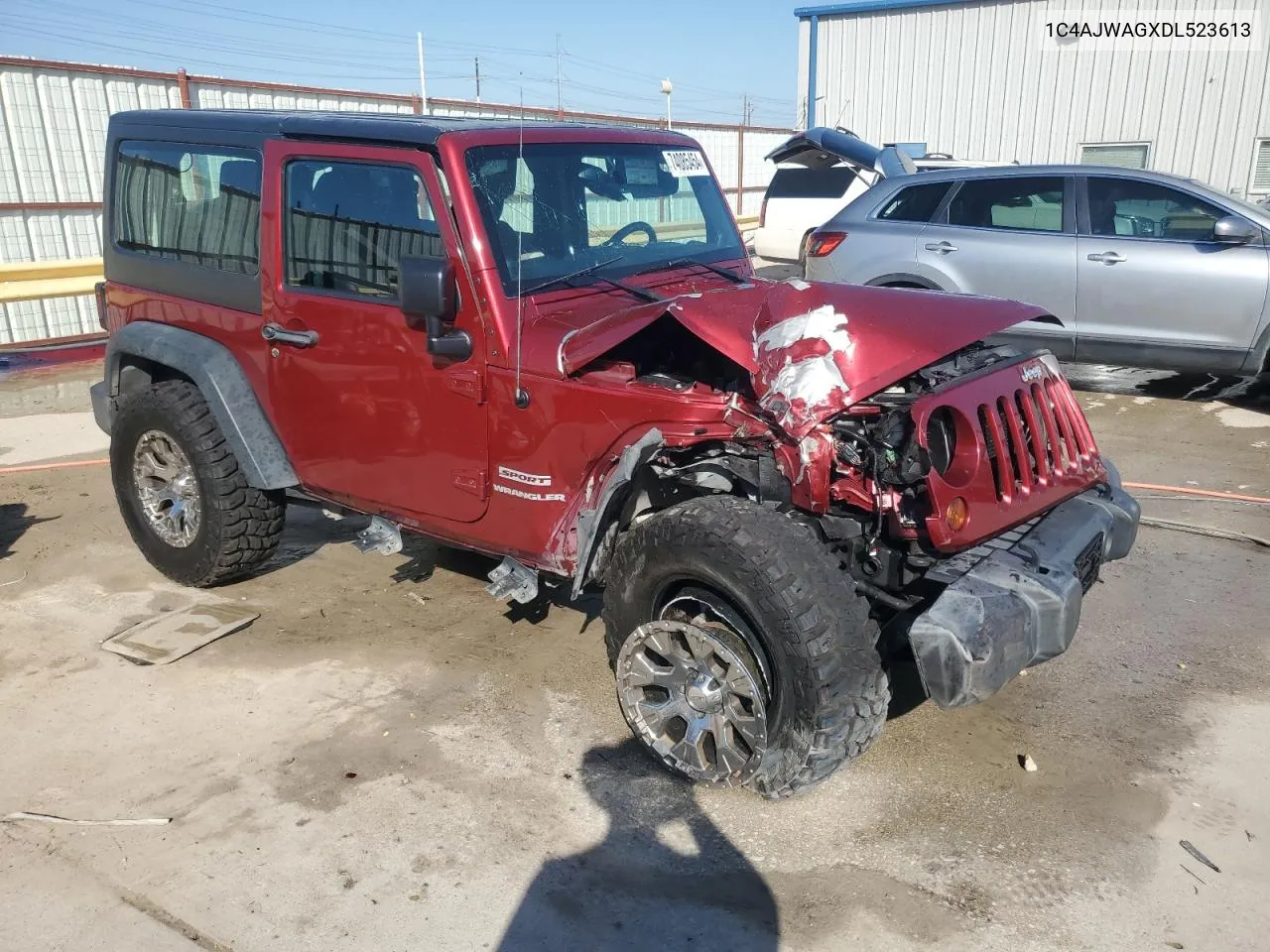 2013 Jeep Wrangler Sport VIN: 1C4AJWAGXDL523613 Lot: 74085454