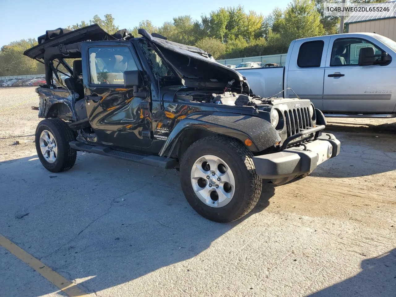 2013 Jeep Wrangler Unlimited Sahara VIN: 1C4BJWEG2DL655246 Lot: 74100364