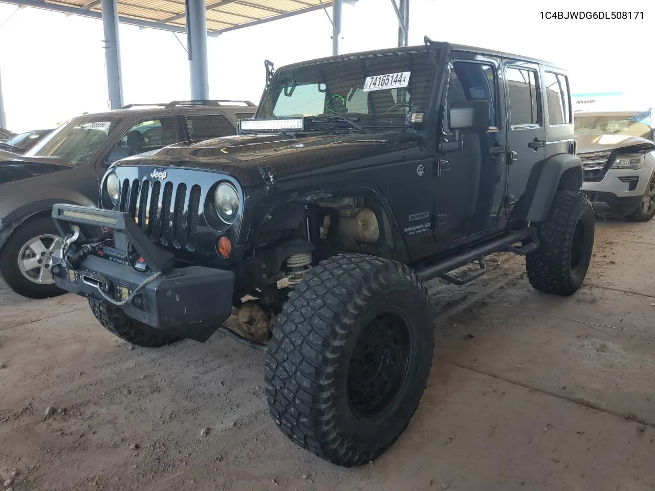 2013 Jeep Wrangler Unlimited Sport VIN: 1C4BJWDG6DL508171 Lot: 74165144