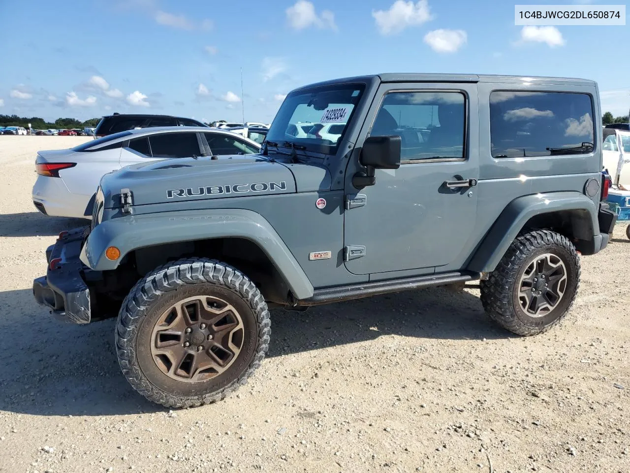 2013 Jeep Wrangler Rubicon VIN: 1C4BJWCG2DL650874 Lot: 74329334