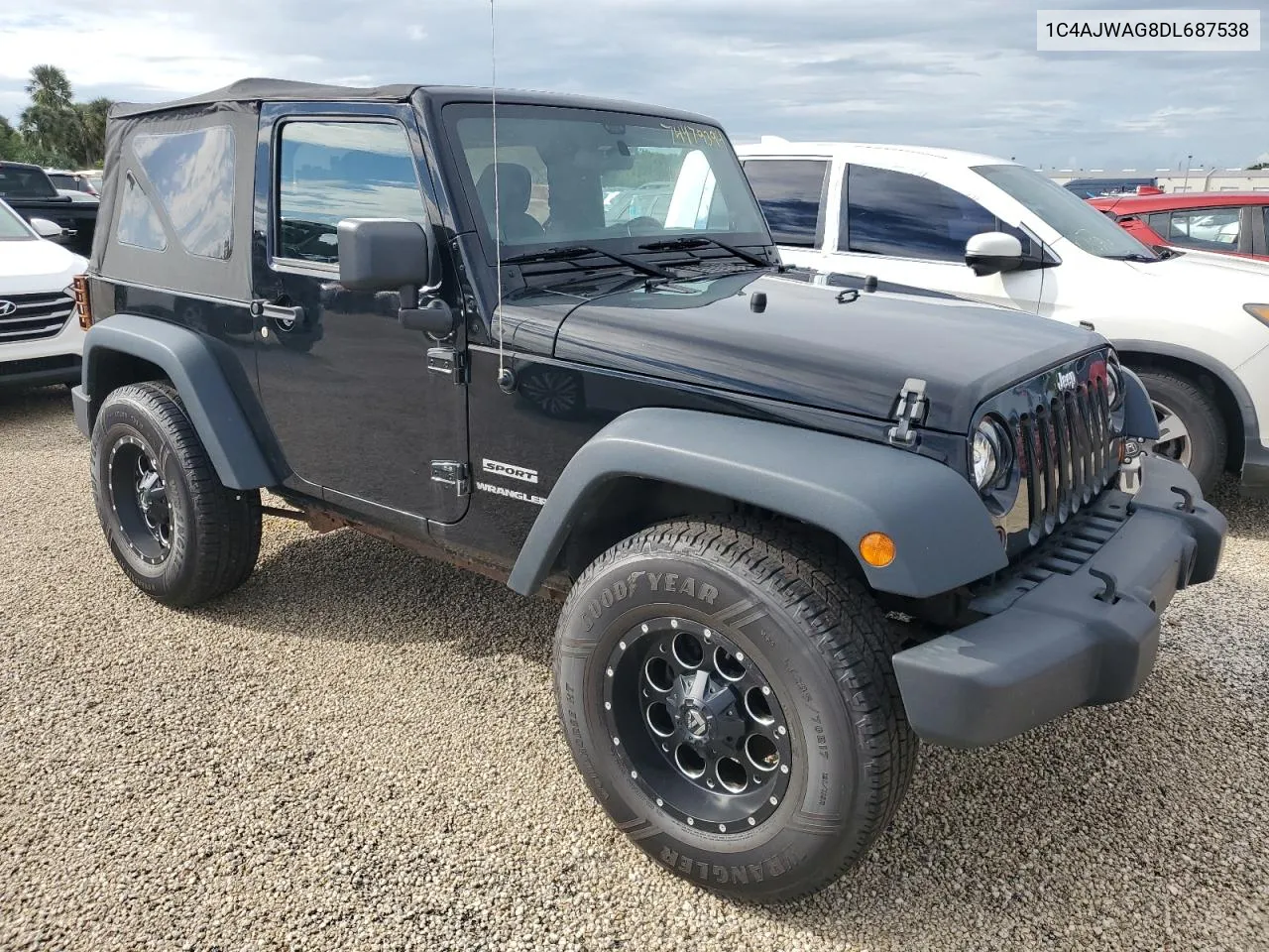 2013 Jeep Wrangler Sport VIN: 1C4AJWAG8DL687538 Lot: 74479394