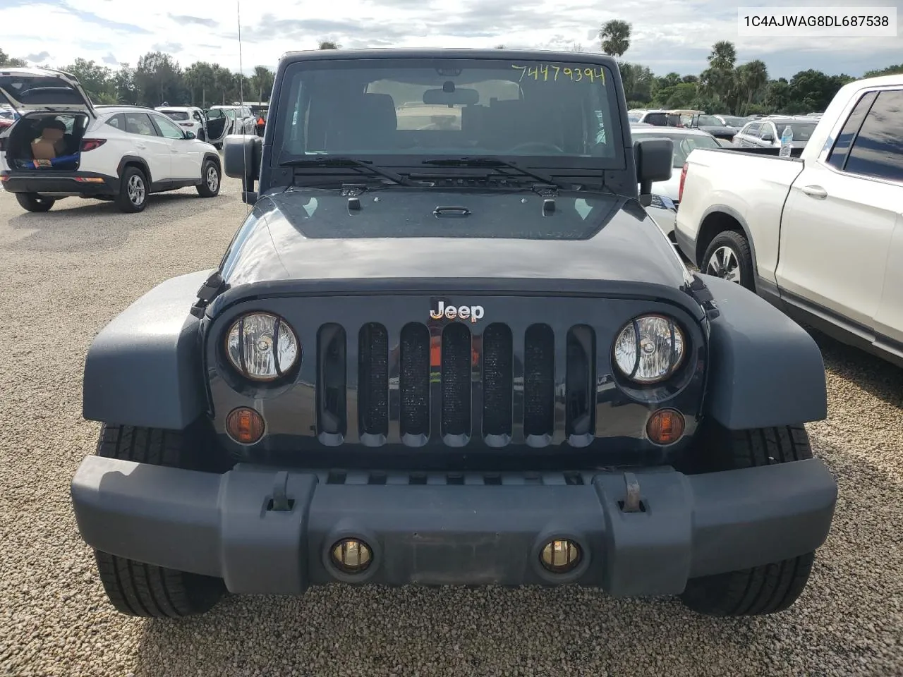 2013 Jeep Wrangler Sport VIN: 1C4AJWAG8DL687538 Lot: 74479394