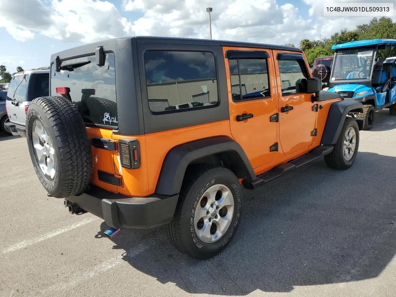 2013 Jeep Wrangler Unlimited Sport VIN: 1C4BJWKG1DL509313 Lot: 74635704