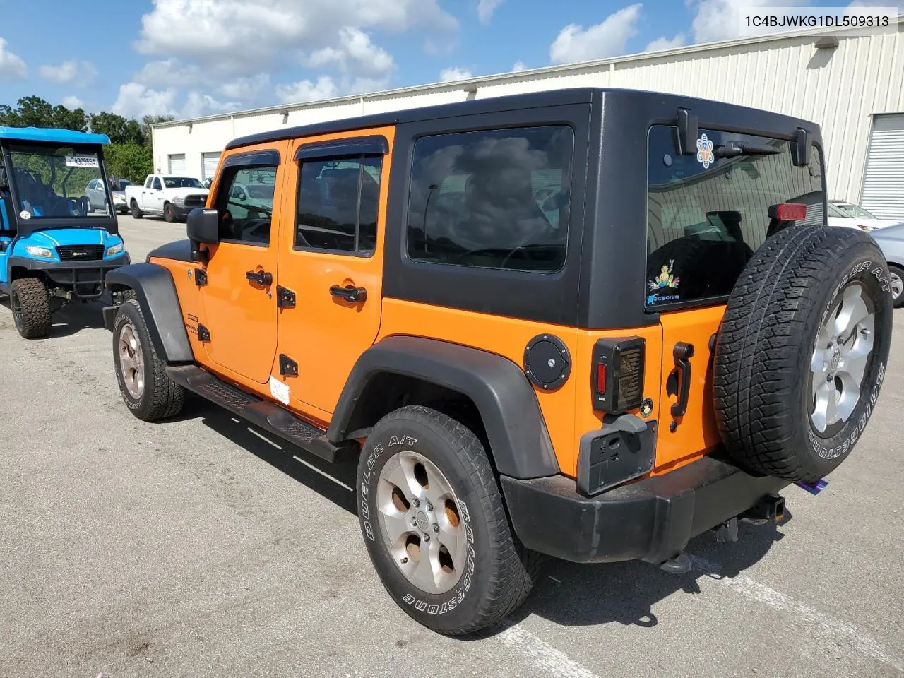 2013 Jeep Wrangler Unlimited Sport VIN: 1C4BJWKG1DL509313 Lot: 74635704