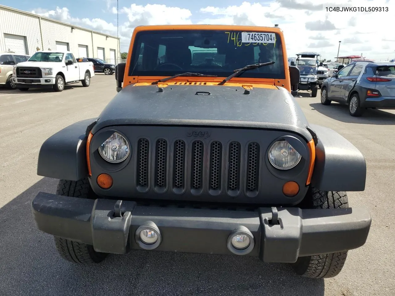 2013 Jeep Wrangler Unlimited Sport VIN: 1C4BJWKG1DL509313 Lot: 74635704