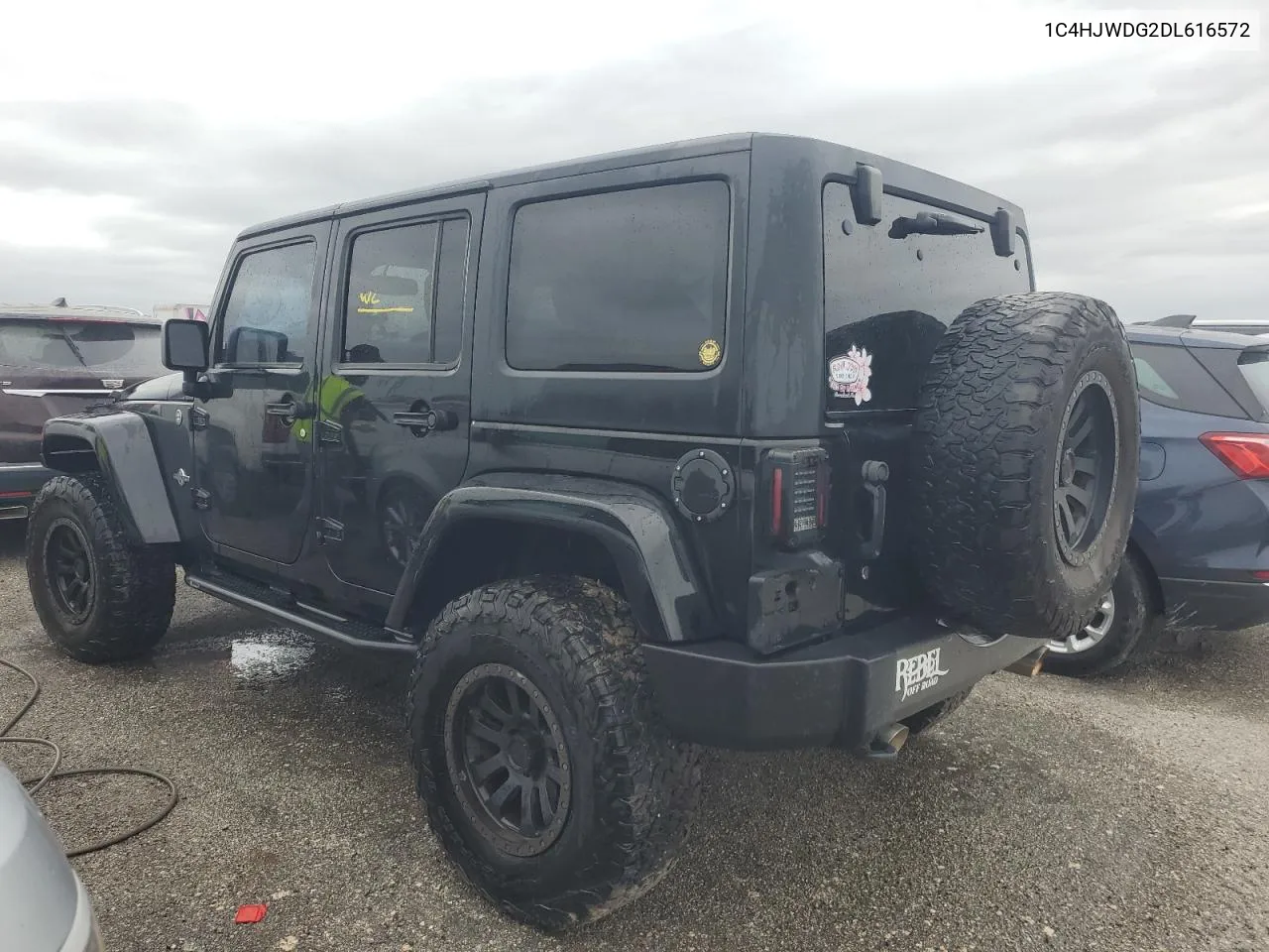 2013 Jeep Wrangler Unlimited Sport VIN: 1C4HJWDG2DL616572 Lot: 74657684