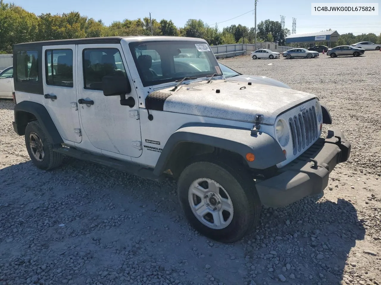 2013 Jeep Wrangler Unlimited Sport VIN: 1C4BJWKG0DL675824 Lot: 74772634