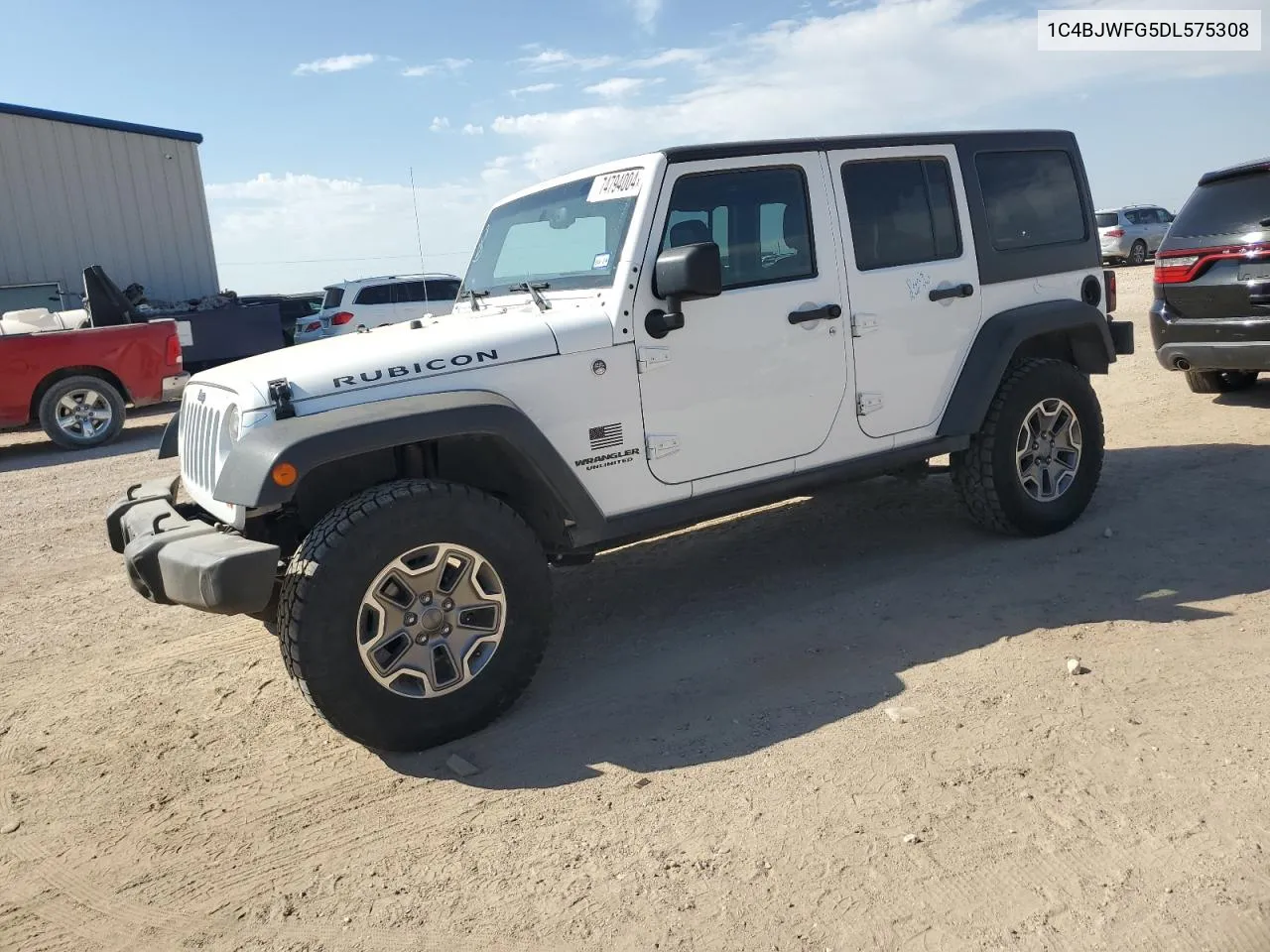 2013 Jeep Wrangler Unlimited Rubicon VIN: 1C4BJWFG5DL575308 Lot: 74794004