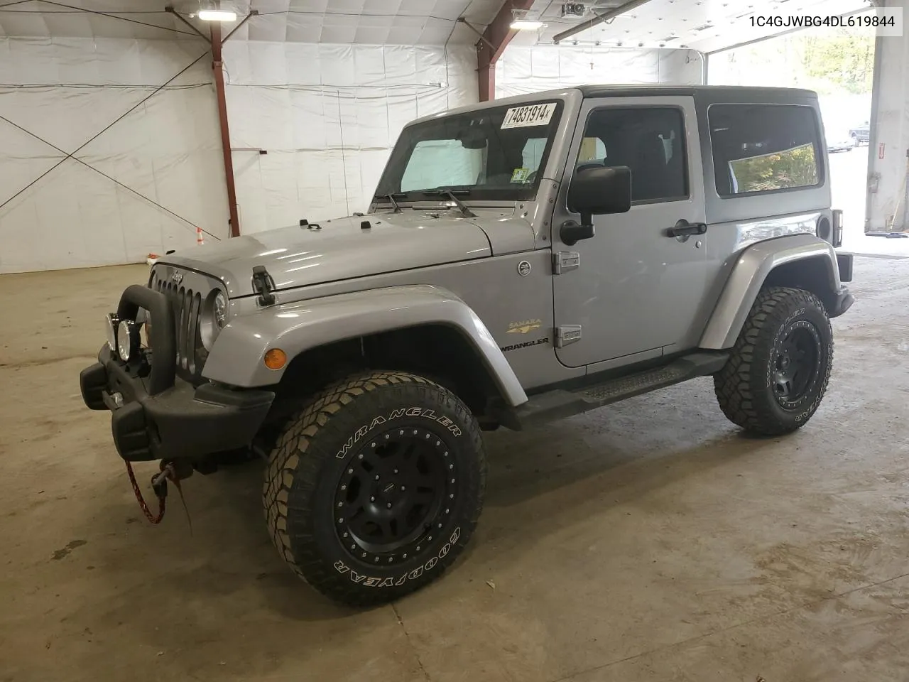 2013 Jeep Wrangler Sahara VIN: 1C4GJWBG4DL619844 Lot: 74831914