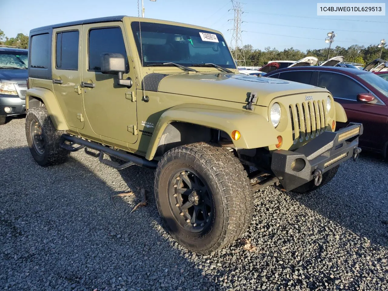 2013 Jeep Wrangler Unlimited Sahara VIN: 1C4BJWEG1DL629513 Lot: 74859914