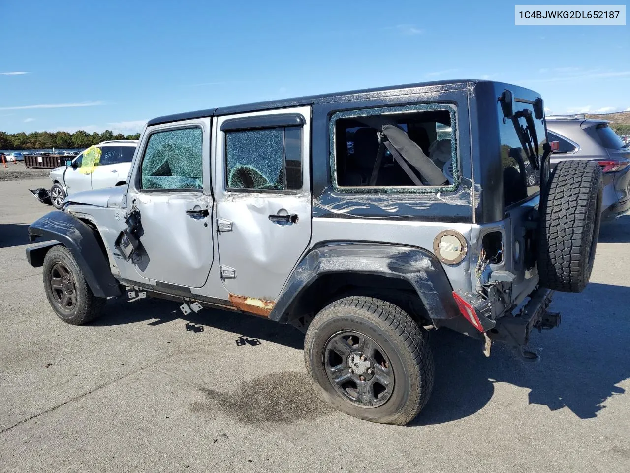 2013 Jeep Wrangler Unlimited Sport VIN: 1C4BJWKG2DL652187 Lot: 74876764