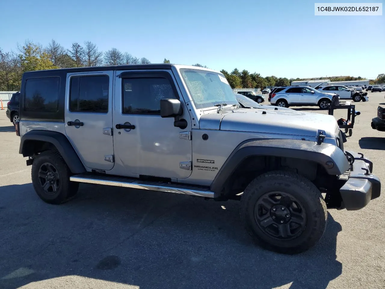 2013 Jeep Wrangler Unlimited Sport VIN: 1C4BJWKG2DL652187 Lot: 74876764