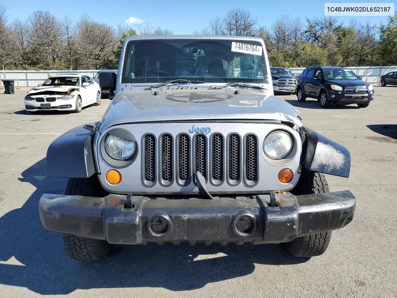 2013 Jeep Wrangler Unlimited Sport VIN: 1C4BJWKG2DL652187 Lot: 74876764