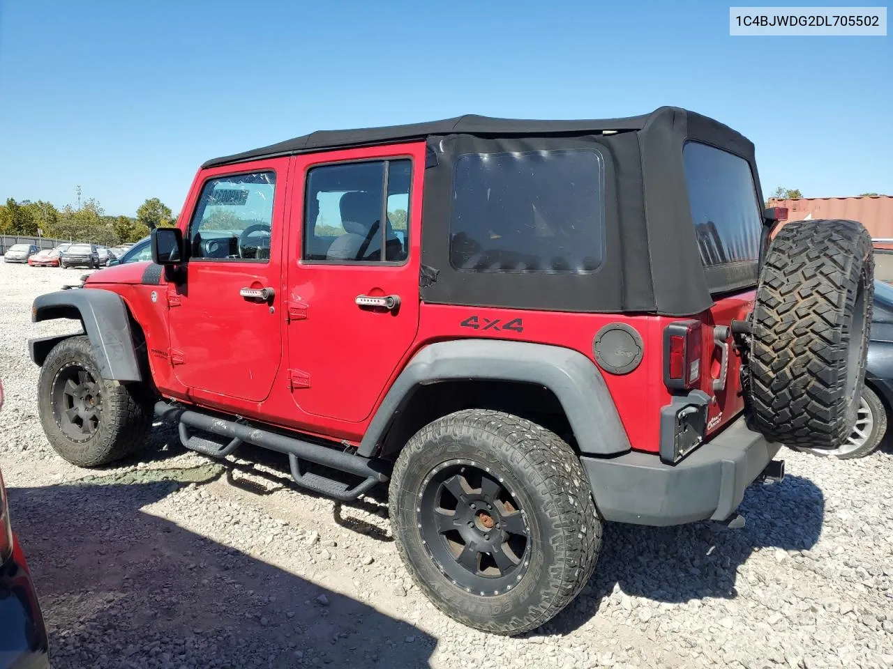 2013 Jeep Wrangler Unlimited Sport VIN: 1C4BJWDG2DL705502 Lot: 74900314