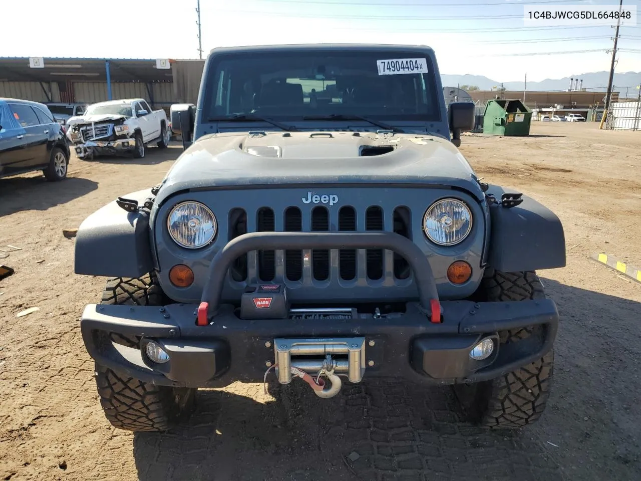 2013 Jeep Wrangler Rubicon VIN: 1C4BJWCG5DL664848 Lot: 74904404