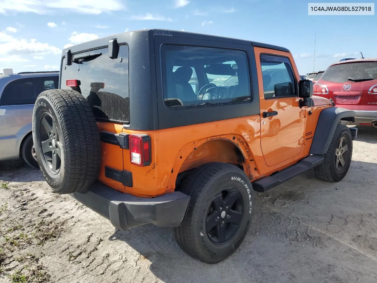 2013 Jeep Wrangler Sport VIN: 1C4AJWAG8DL527918 Lot: 74962814