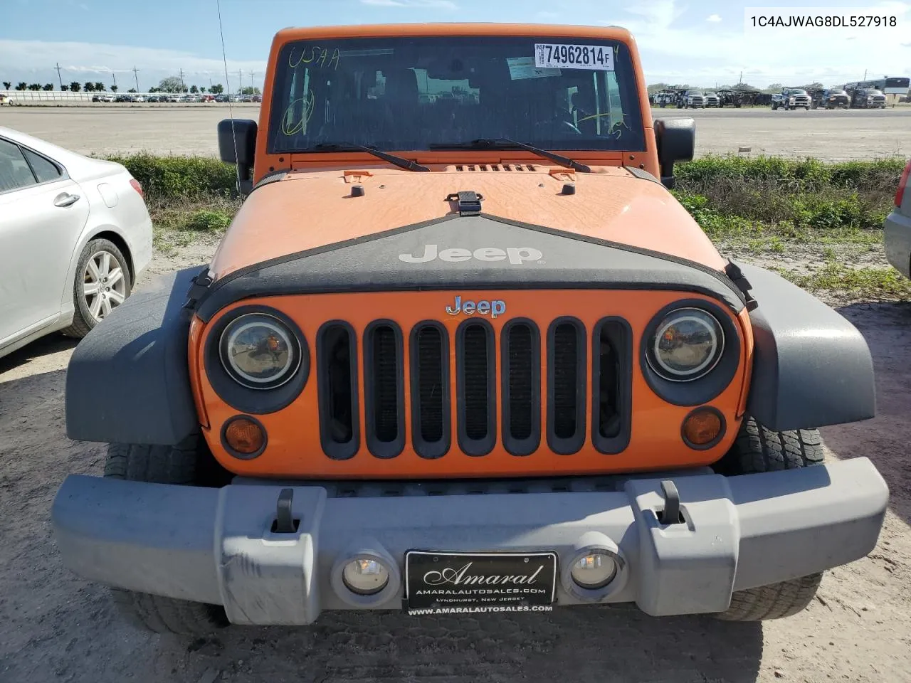 2013 Jeep Wrangler Sport VIN: 1C4AJWAG8DL527918 Lot: 74962814