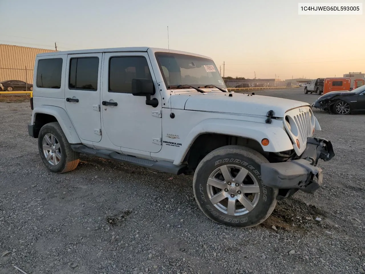 2013 Jeep Wrangler Unlimited Sahara VIN: 1C4HJWEG6DL593005 Lot: 74996314