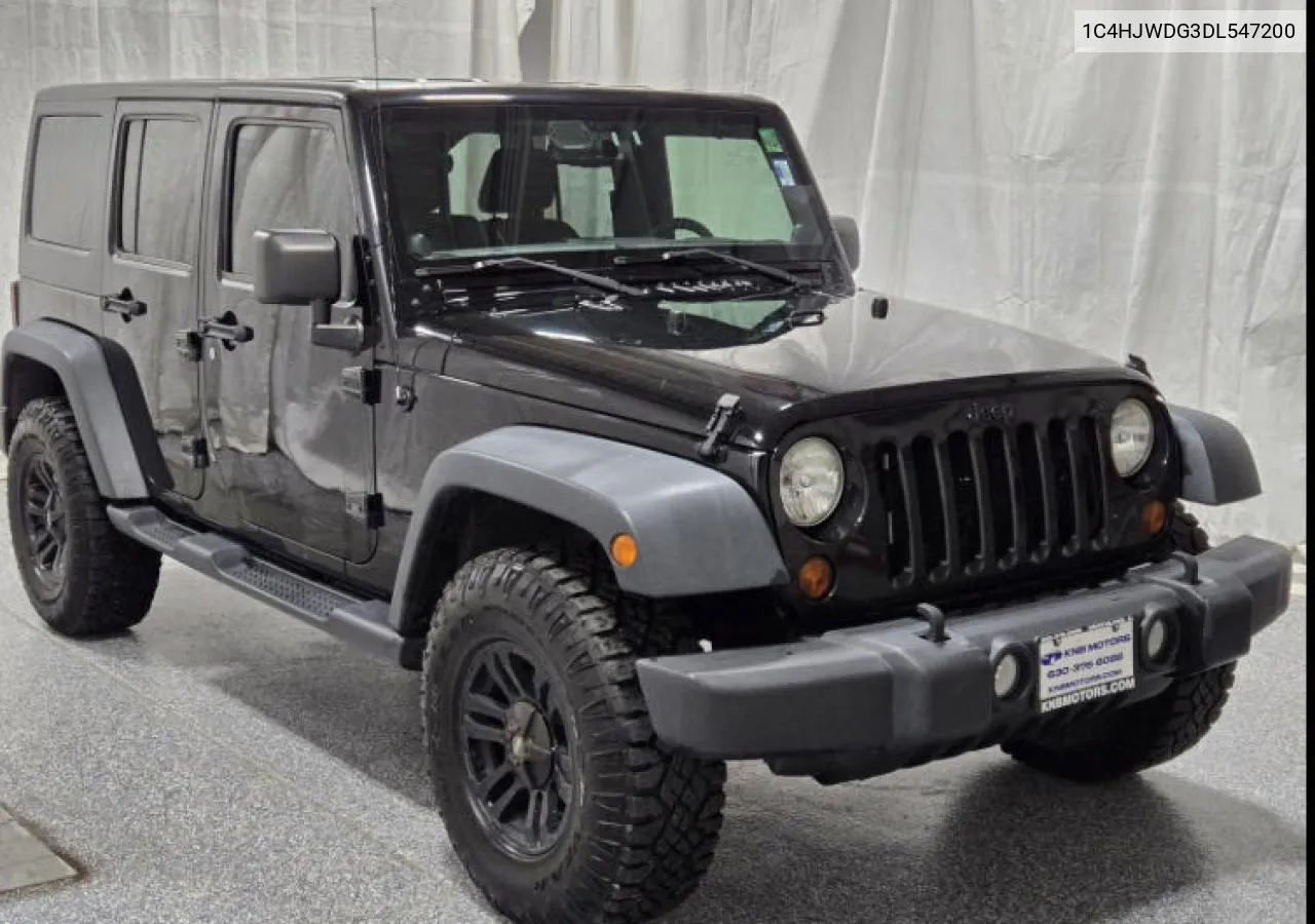 2013 Jeep Wrangler Unlimited Sport VIN: 1C4HJWDG3DL547200 Lot: 75369054