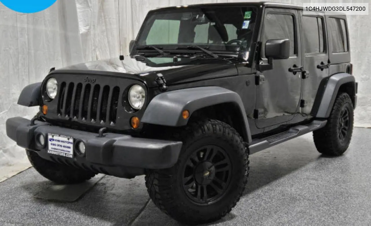 2013 Jeep Wrangler Unlimited Sport VIN: 1C4HJWDG3DL547200 Lot: 75369054