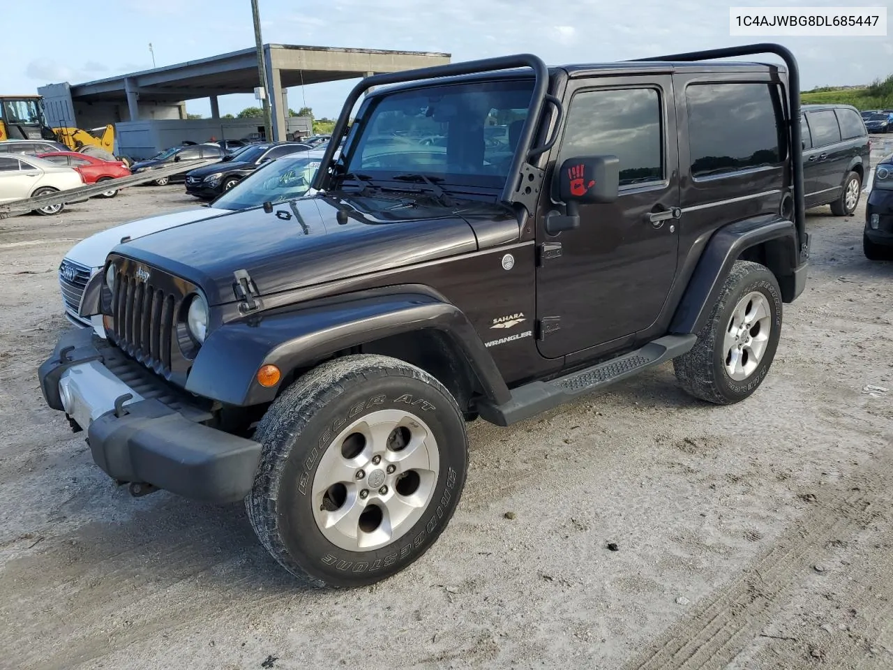 1C4AJWBG8DL685447 2013 Jeep Wrangler Sahara