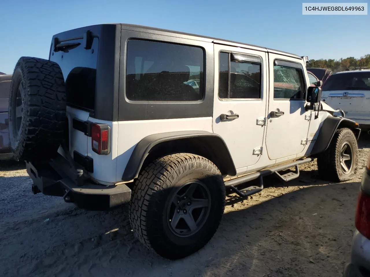 2013 Jeep Wrangler Unlimited Sahara VIN: 1C4HJWEG8DL649963 Lot: 75526734