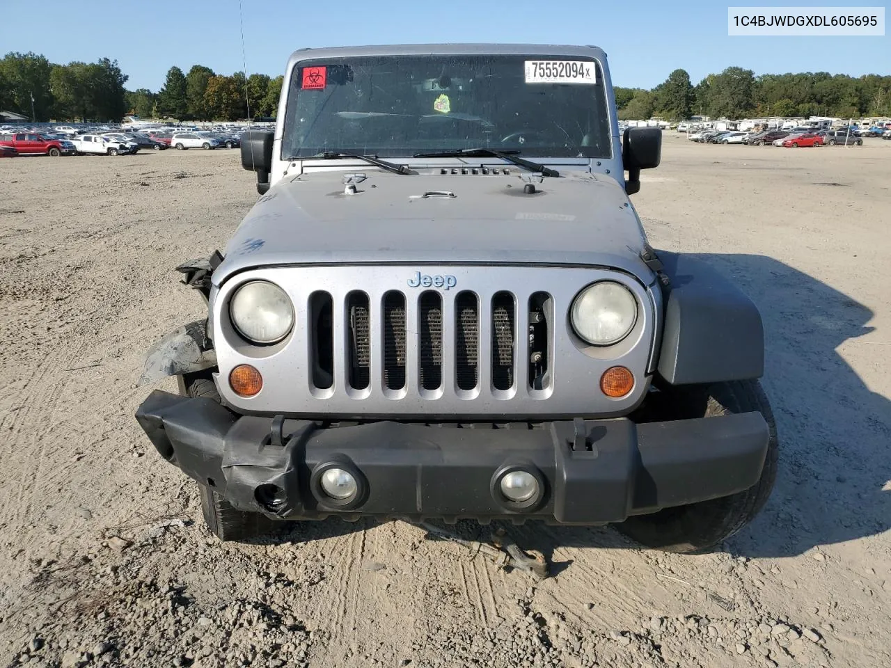 2013 Jeep Wrangler Unlimited Sport VIN: 1C4BJWDGXDL605695 Lot: 75552094