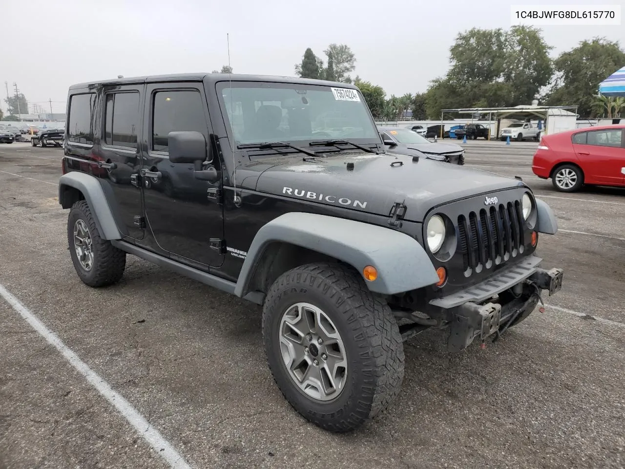 2013 Jeep Wrangler Unlimited Rubicon VIN: 1C4BJWFG8DL615770 Lot: 75674224