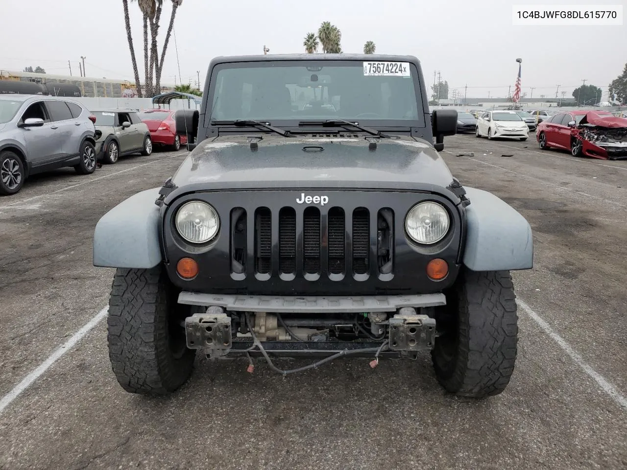 2013 Jeep Wrangler Unlimited Rubicon VIN: 1C4BJWFG8DL615770 Lot: 75674224