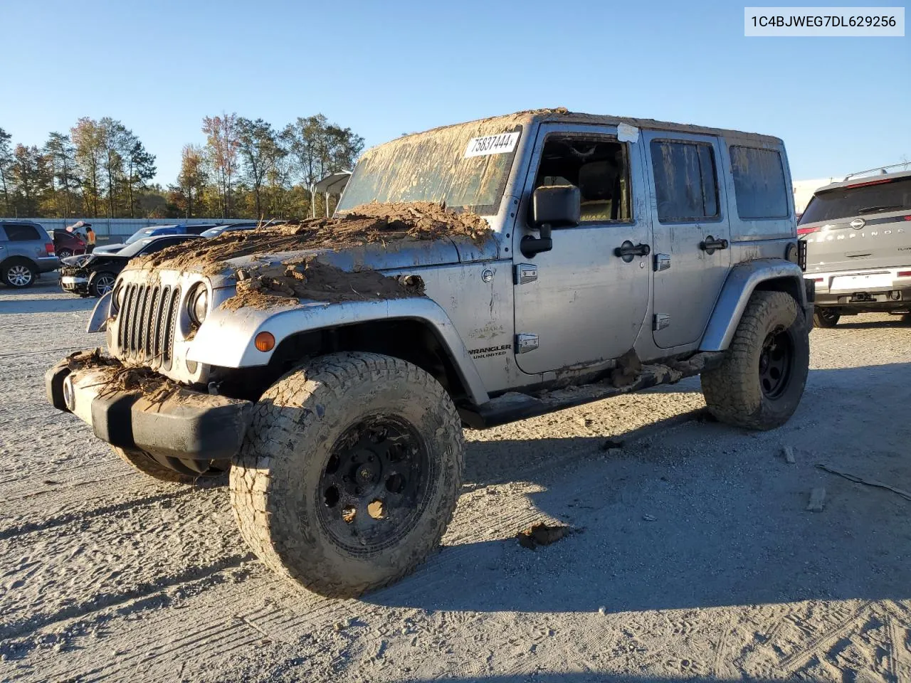 2013 Jeep Wrangler Unlimited Sahara VIN: 1C4BJWEG7DL629256 Lot: 75837444