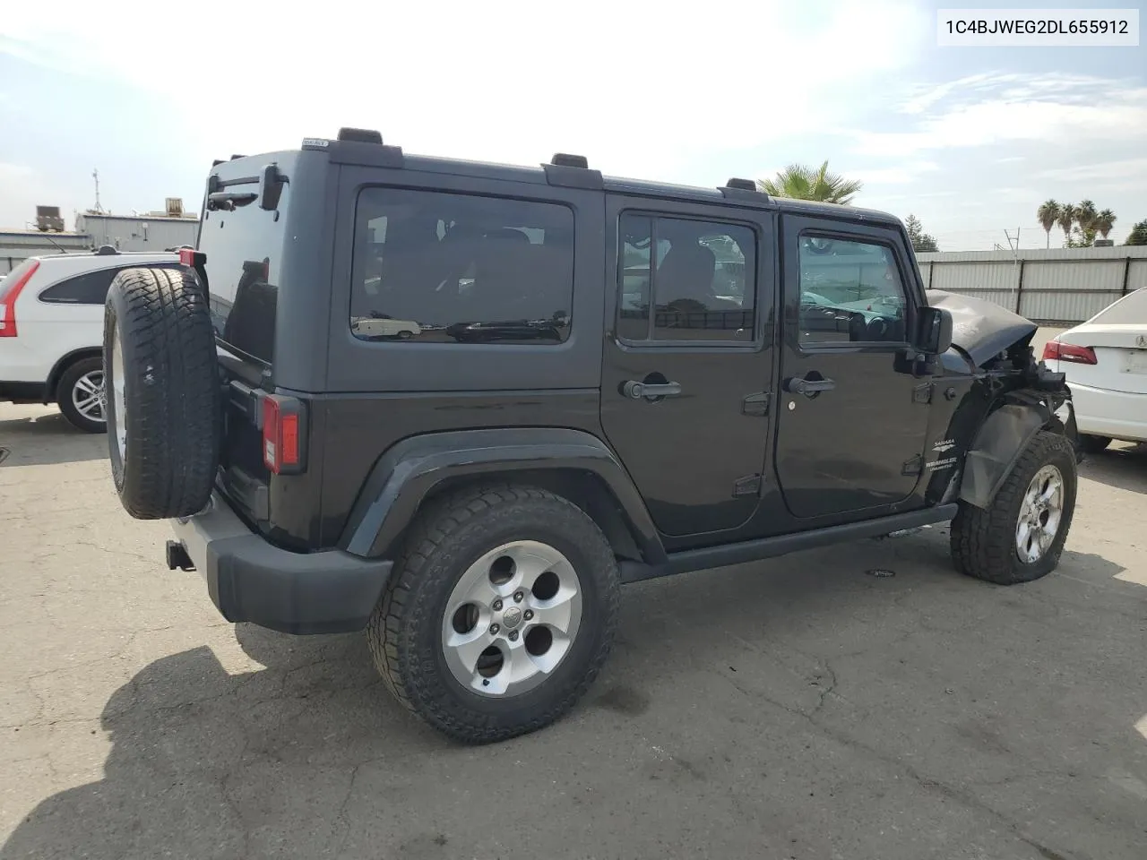 2013 Jeep Wrangler Unlimited Sahara VIN: 1C4BJWEG2DL655912 Lot: 76065334