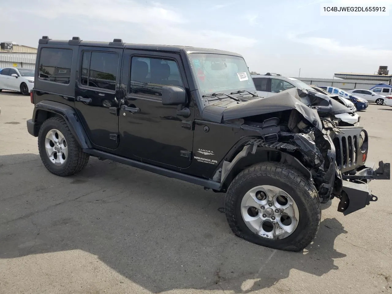 2013 Jeep Wrangler Unlimited Sahara VIN: 1C4BJWEG2DL655912 Lot: 76065334