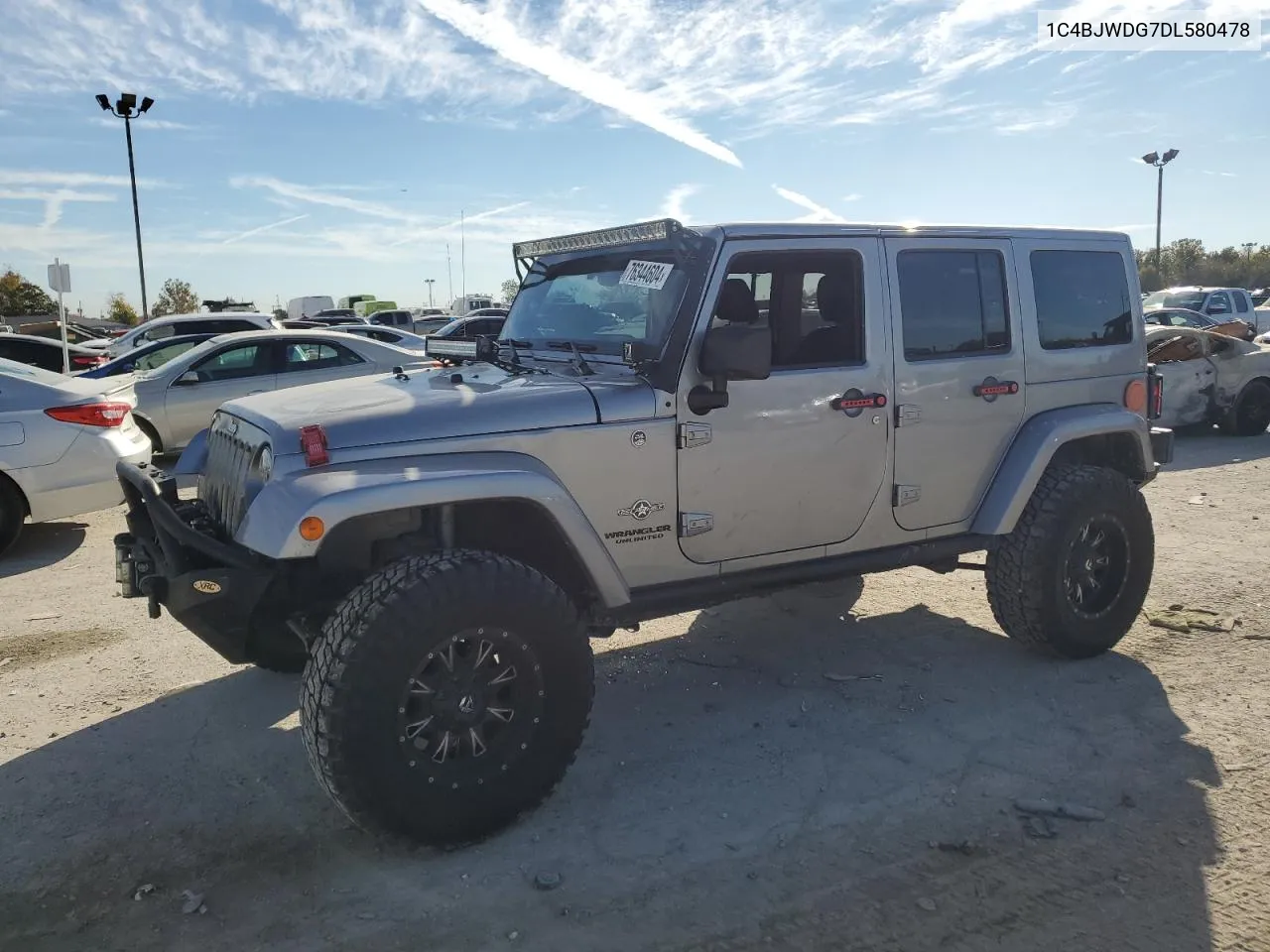 2013 Jeep Wrangler Unlimited Sport VIN: 1C4BJWDG7DL580478 Lot: 76344604