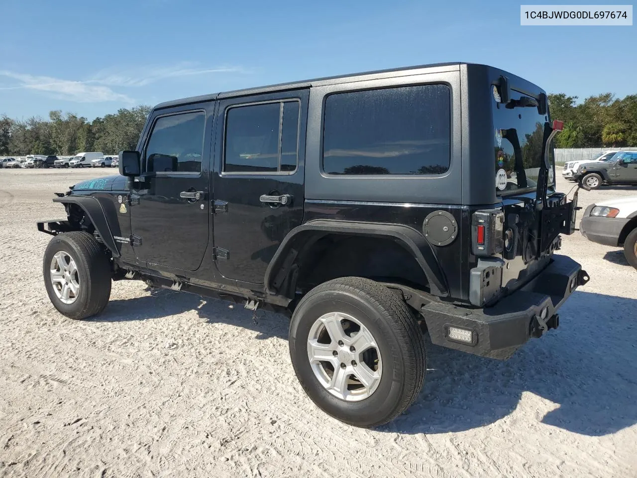 2013 Jeep Wrangler Unlimited Sport VIN: 1C4BJWDG0DL697674 Lot: 76418544