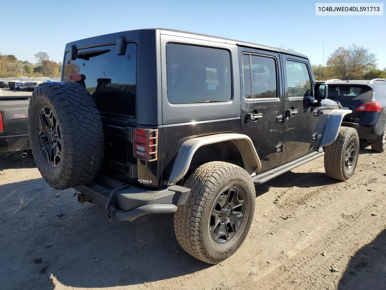 2013 Jeep Wrangler Unlimited Sahara VIN: 1C4BJWEG4DL591713 Lot: 76443194