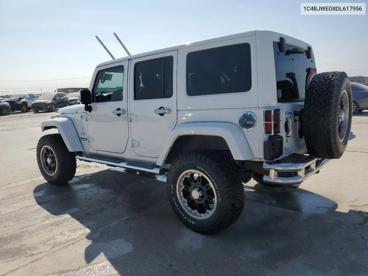 2013 Jeep Wrangler Unlimited Sahara VIN: 1C4BJWEG8DL617956 Lot: 76612044