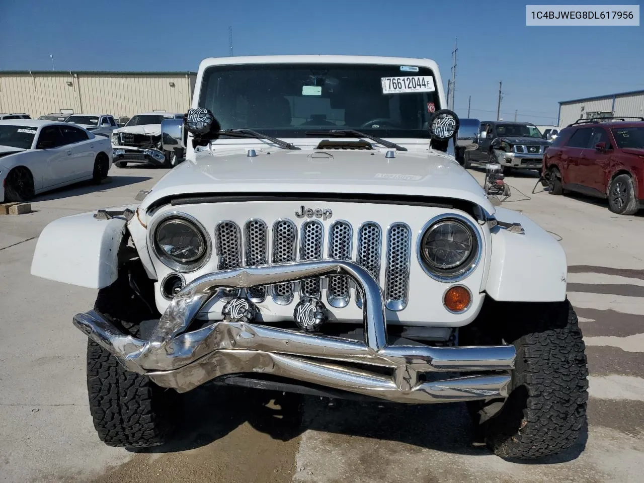 2013 Jeep Wrangler Unlimited Sahara VIN: 1C4BJWEG8DL617956 Lot: 76612044