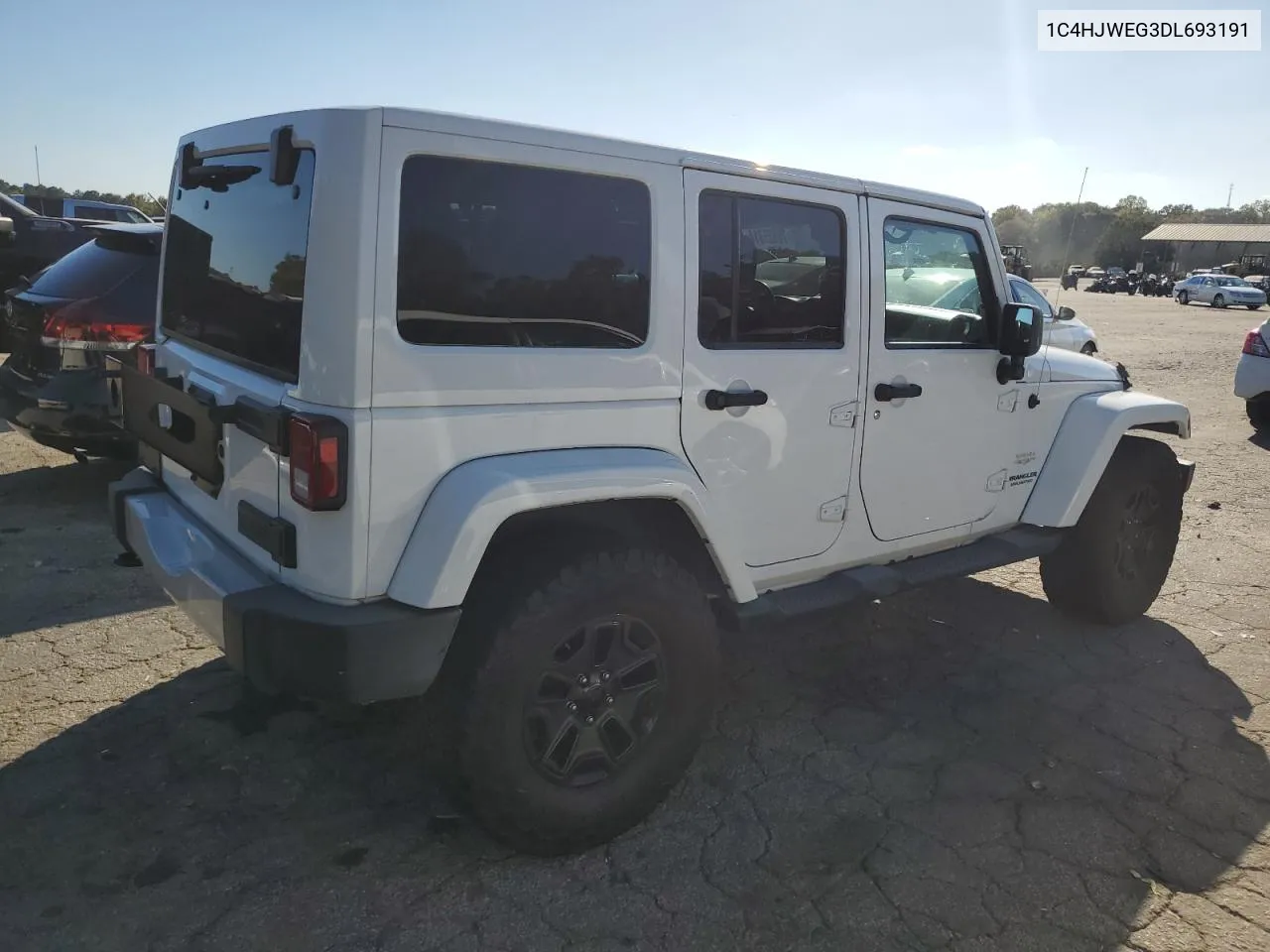 2013 Jeep Wrangler Unlimited Sahara VIN: 1C4HJWEG3DL693191 Lot: 76826314