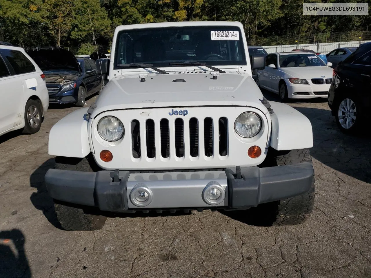 2013 Jeep Wrangler Unlimited Sahara VIN: 1C4HJWEG3DL693191 Lot: 76826314