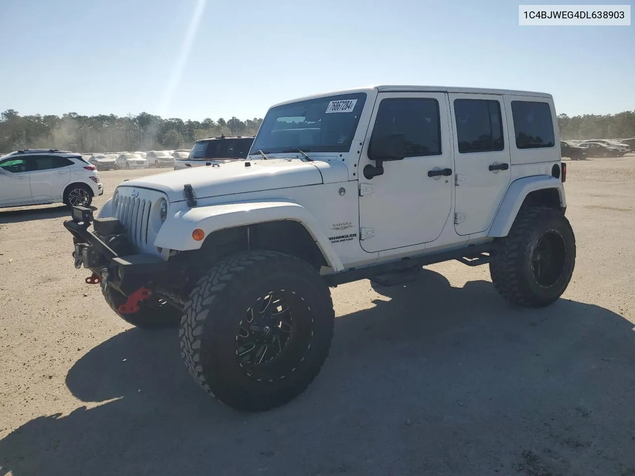 2013 Jeep Wrangler Unlimited Sahara VIN: 1C4BJWEG4DL638903 Lot: 76867284