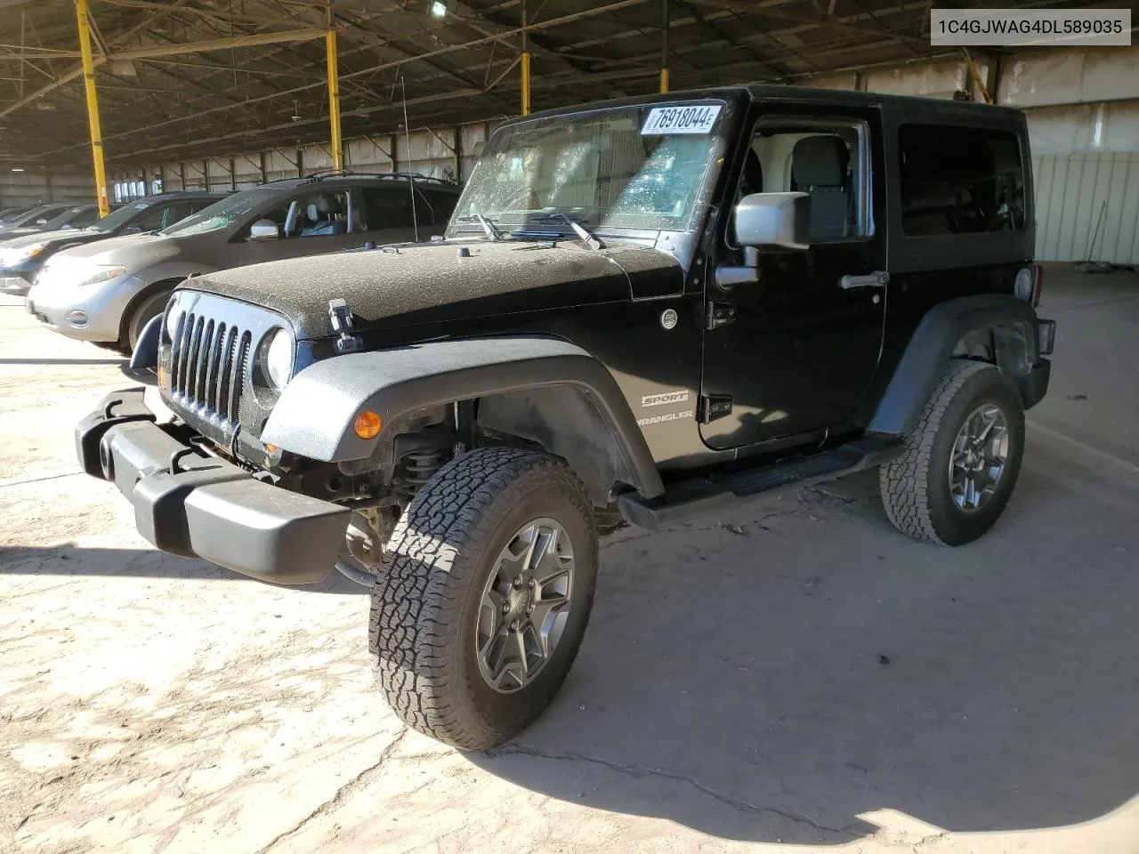 2013 Jeep Wrangler Sport VIN: 1C4GJWAG4DL589035 Lot: 76918044