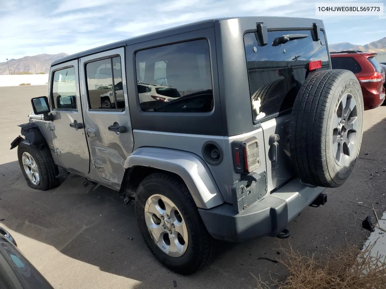 2013 Jeep Wrangler Unlimited Sahara VIN: 1C4HJWEG8DL569773 Lot: 77209454