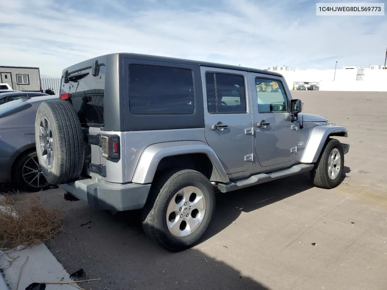 2013 Jeep Wrangler Unlimited Sahara VIN: 1C4HJWEG8DL569773 Lot: 77209454